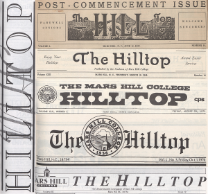 70 years of Mars Hill University student newspaper now online