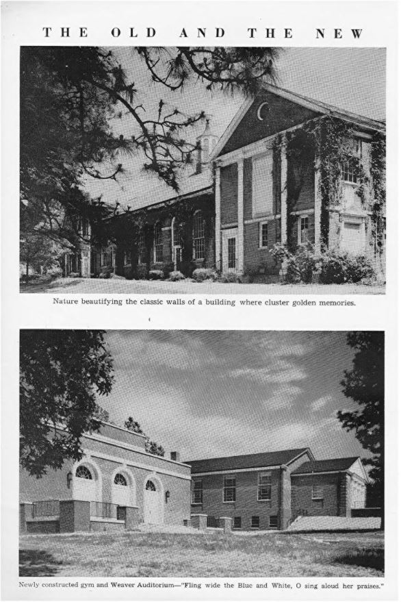 Southern Pines High School 1951 buildings