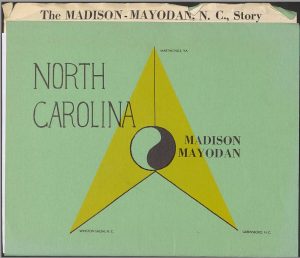 cover of an economic packet for encouraging economic investment in Madison-Mayodan, NC.