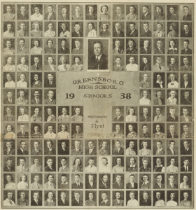 Greensboro High School Seniors of 1938, May 31, 1938