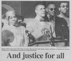 "And justice for all," April 17, 1997