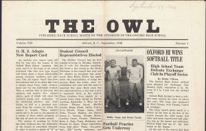 New student newspaper issues from Granville County Public Library now online at DigitalNC!