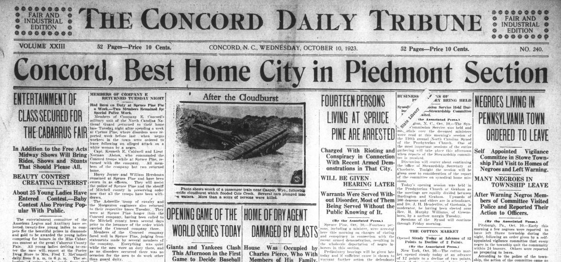 1300 newly digitized issues of Concord Daily Tribune are now available