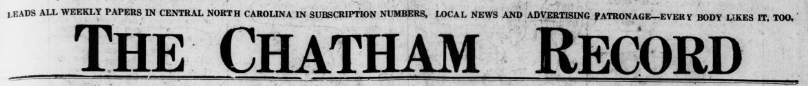 The Chatham Record, March 27, 1924