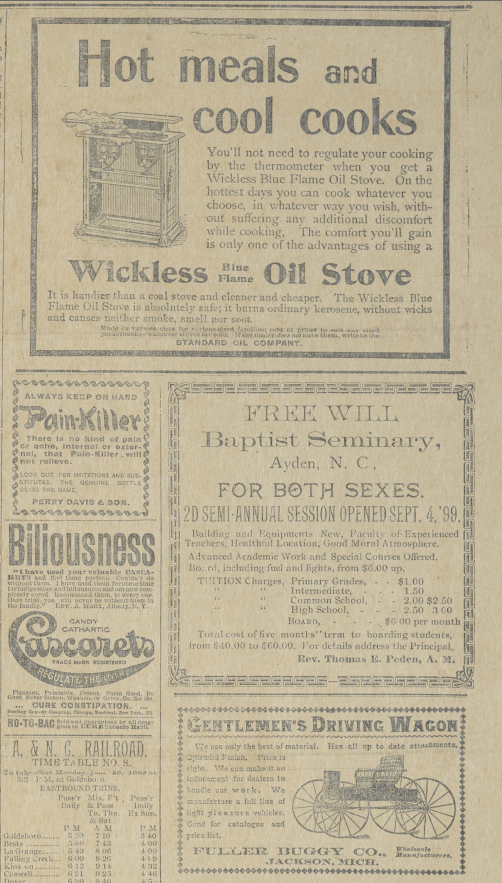 Ads from The Free Will Baptist Newspaper