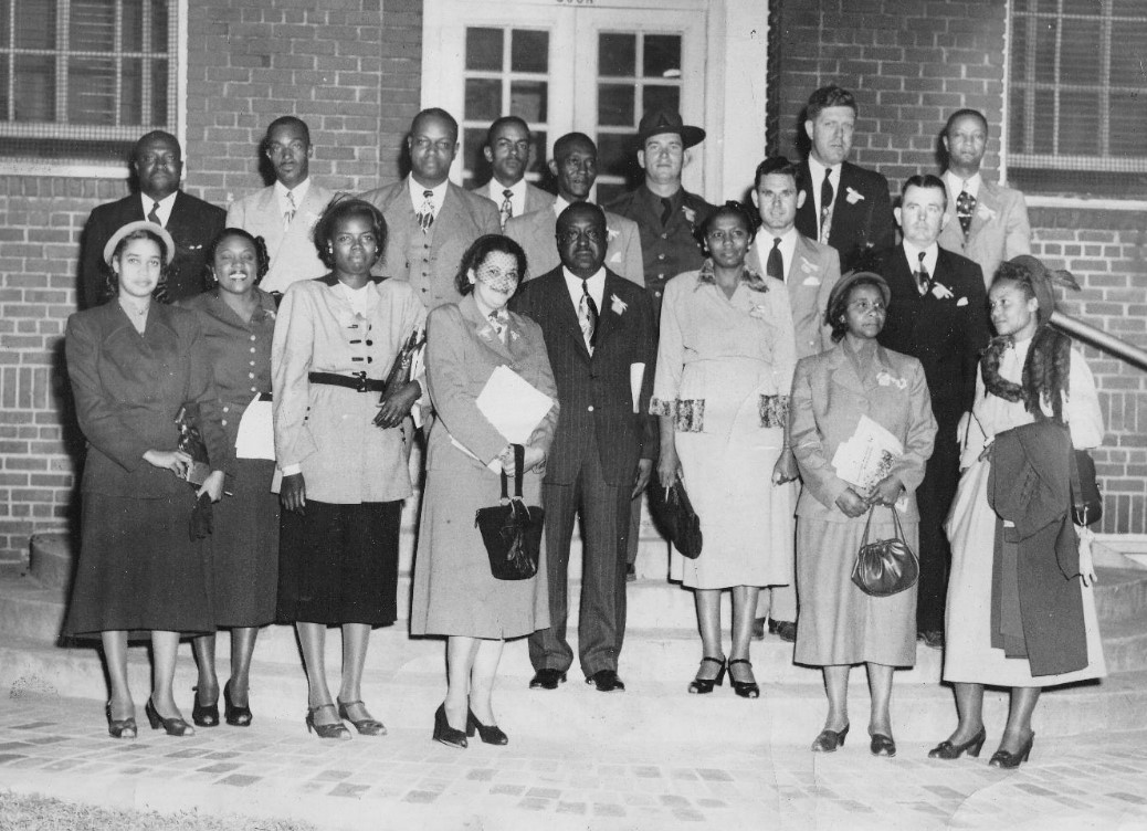 Education Meeting at the Lee County Training School, October 10, 1950.
