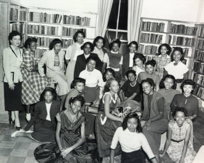 Debutantes at the Richard B. Harrison Library