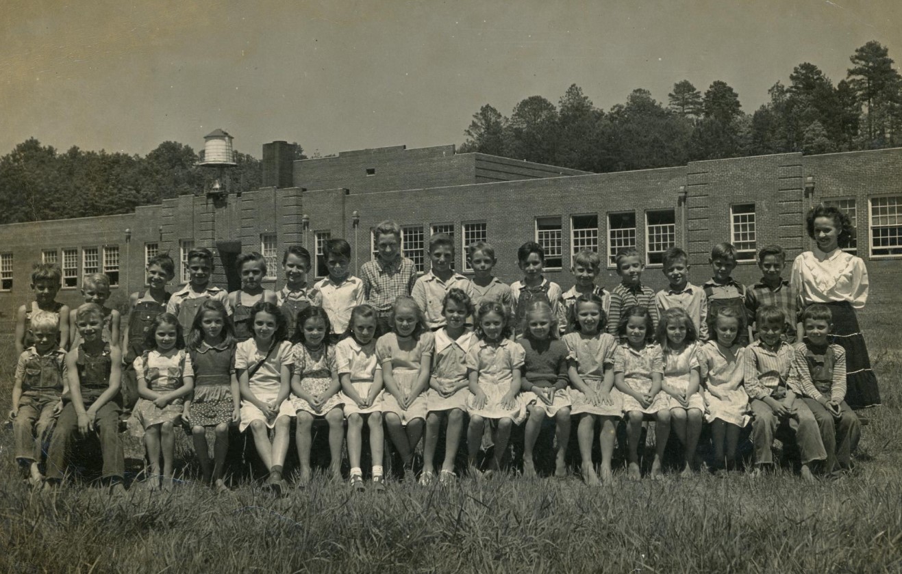 First Grade Class, Almond School, 1949-1950