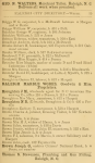 Raleigh City Directory [1886]
