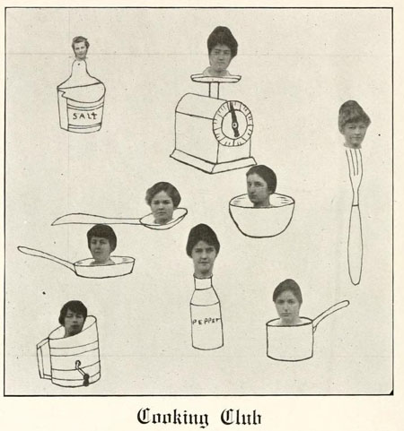 Cooking Club, Chowan College, 1917
