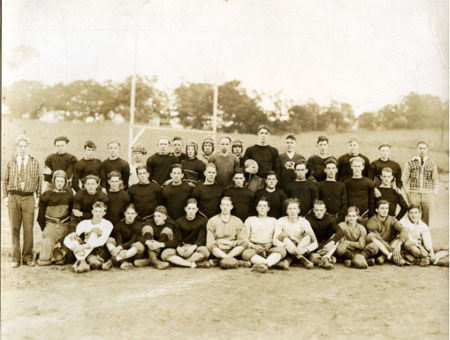 Image of the 1927 Waynesville Township High School Football Team