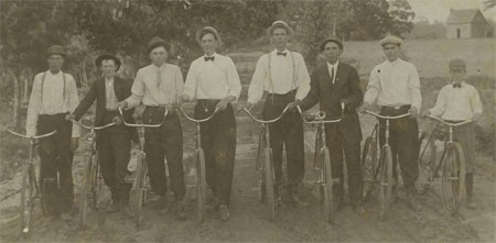 Image of the 1910 Mocksville Bicycle Club