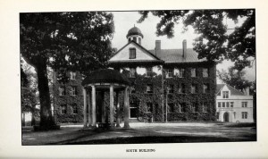 South Building and the Old Well, 1909. Courtesy of the North Carolina Collection, UNC-Chapel Hill.