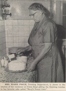 Mrs. Marie Fogle, Firestone News, 07-25-1953