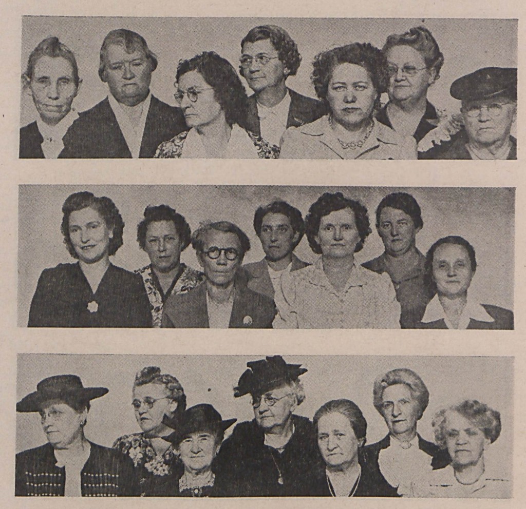 Mothers of Servicemen portraits, May 1945.