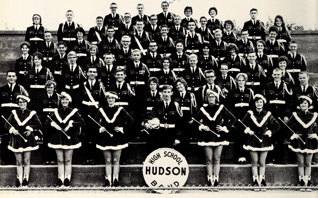 The 1964 Hudson High School Band.