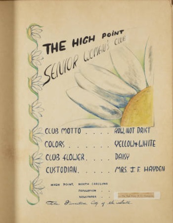 Title Page for the 1955-1956 Scrapbook