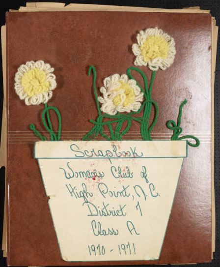 High Point Woman's Club Scrapbook