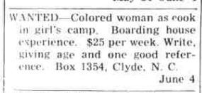 Waynesville Mountaineer, June 4, 1946.