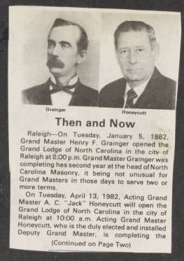 Then and Now: Grainger and Honeycutt