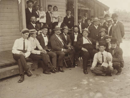 Members of Raleigh Lodge No. 500, circa 1900.