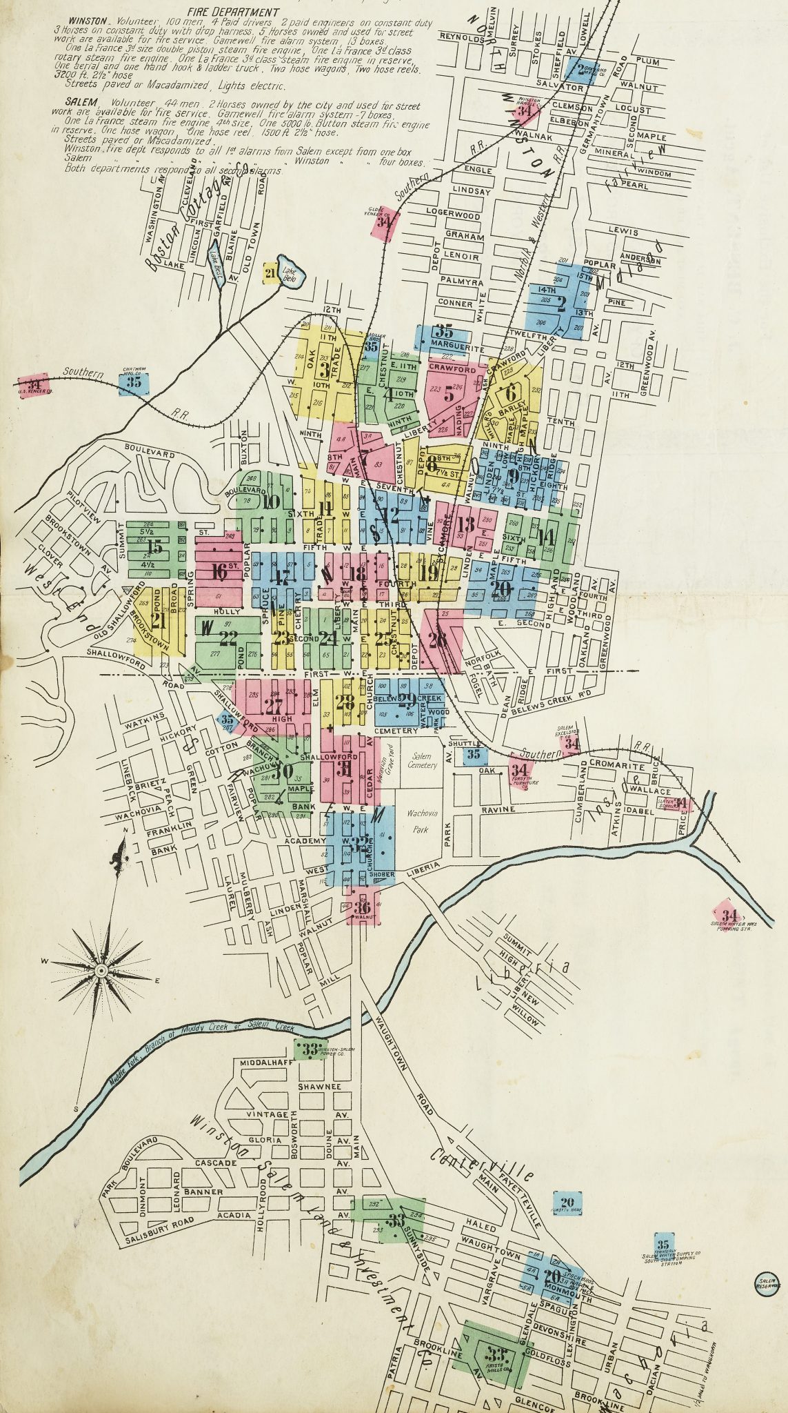 Early 20th Century WinstonSalem Maps Now Available · DigitalNC