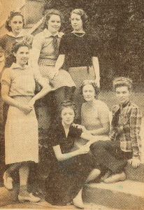 Mitchell Community College students posing for a photo