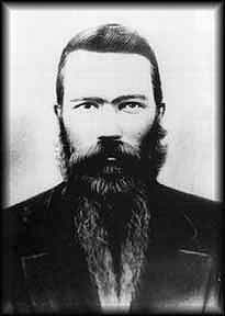 Black and white photo of bearded man that is thought to be Henry Berry Lowry