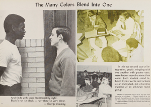 A yearbook spread called
