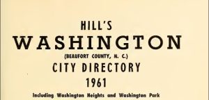 Title from Hill's Washington City Directory, 1961