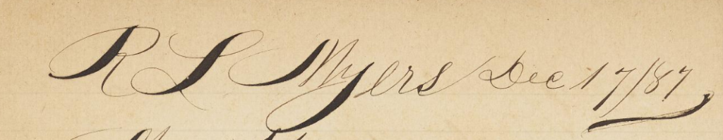 A travel entry for the day of December 17, 1887 that features the steamboat's name written in calligraphy