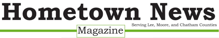 The title block of the Hometown News, underlined with a green bar