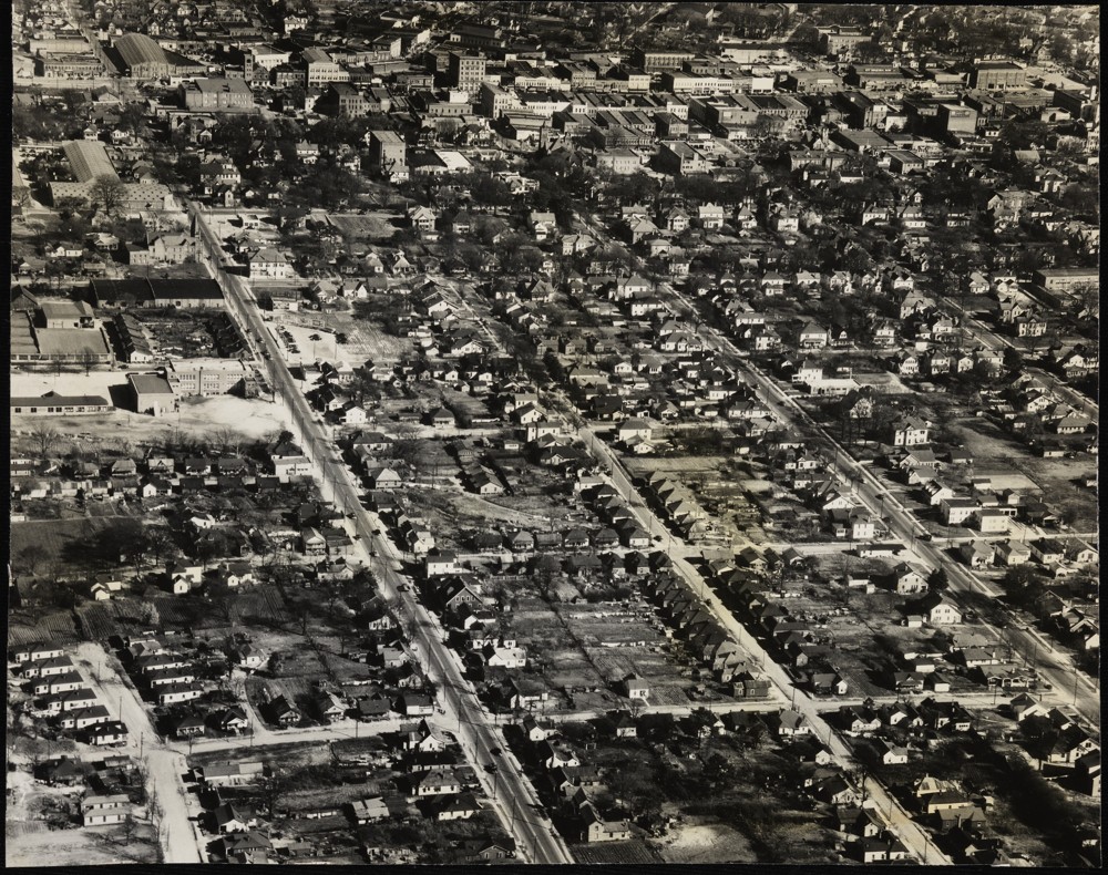 Aerial view of Rocky Mount