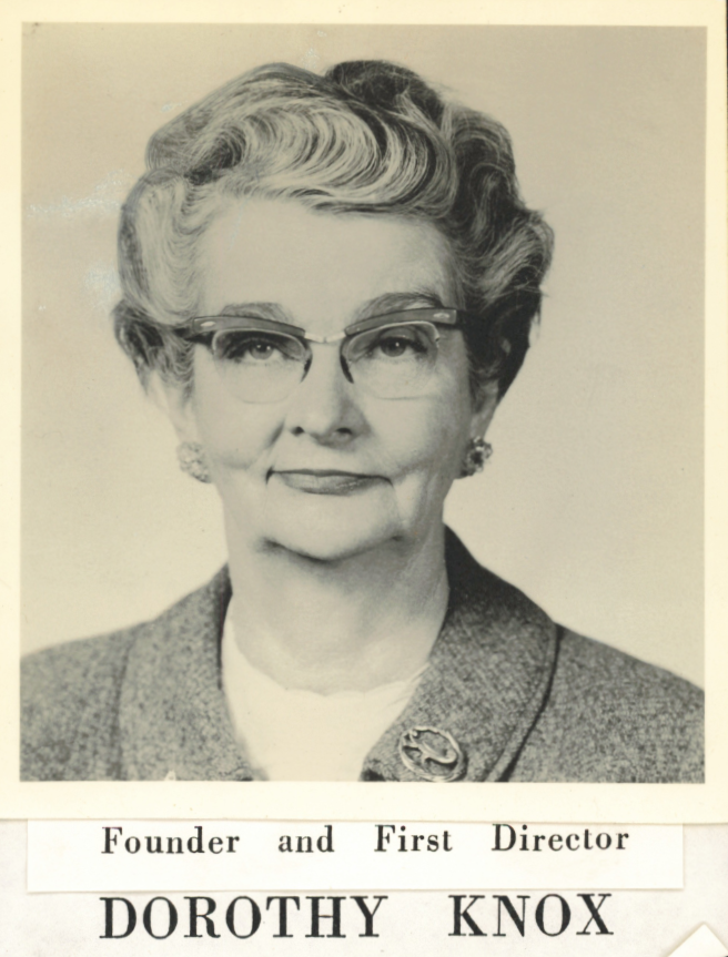 Portrait of Dorothy Knox, founder and first director of the Little Theatre of Winston-Salem