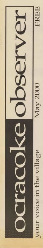 Ocracoke Observer title design